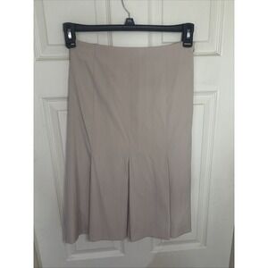 Daniel Hechter Paris Skirt Lined Beige Size 8 - Academia Professional Preppy
